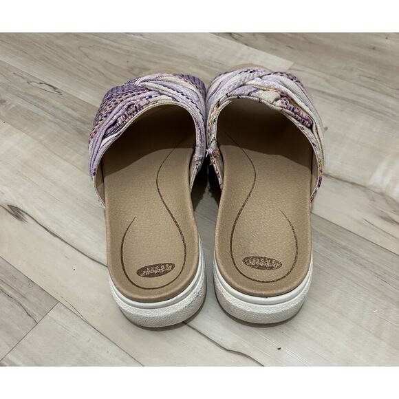 Dr Scholl's Women willow Sandals Slides Colorful Fabric Size 8 - Picture 2 of 7